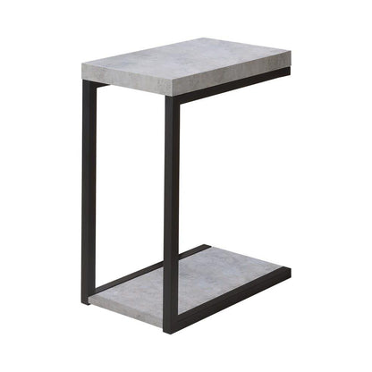 Cement and Black Snack Table image 4
