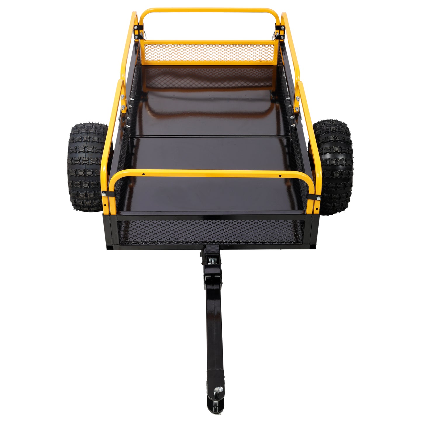 Heavy-Duty Tow-Behind Dump Cart 1000 lbs Load Capacity for ATV UTV Lawn Mower Tractor Yard Garden Farm Hauling image 3
