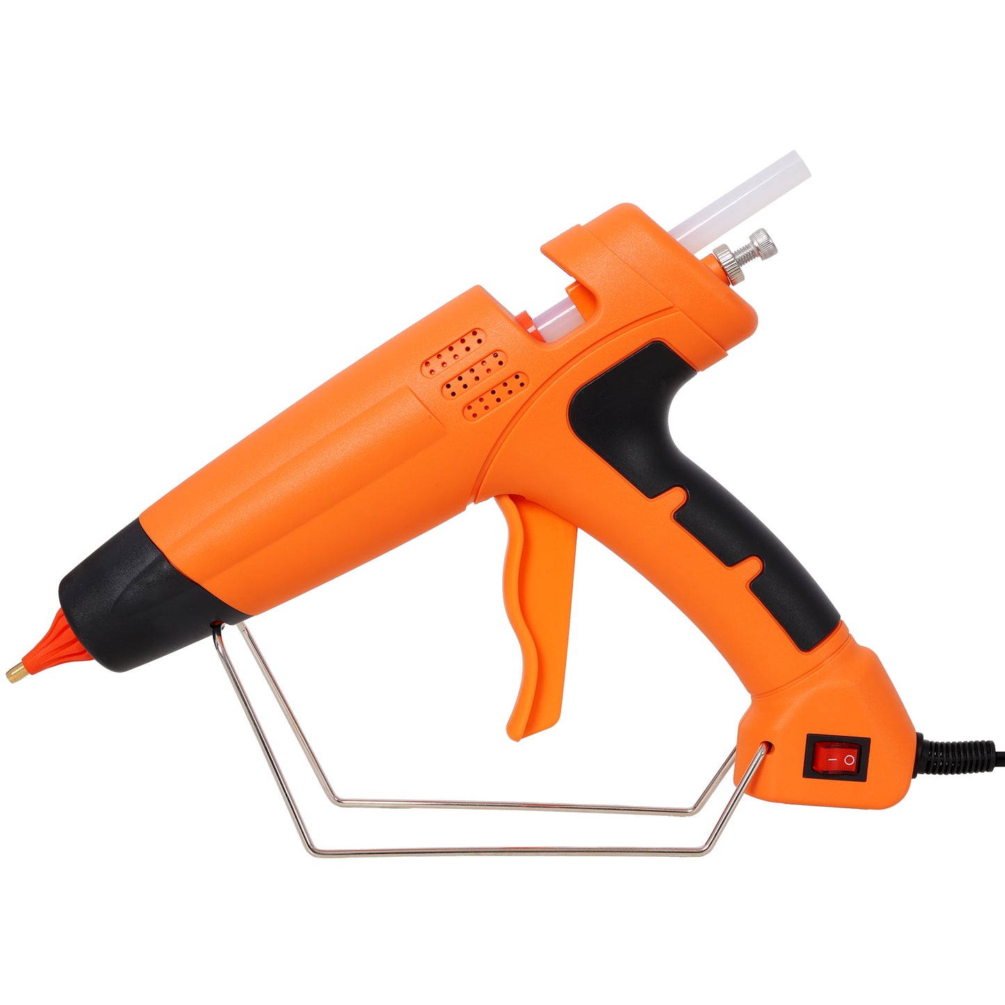 550W Hot Glue Gun, Professional Glue Gun with 4 Replacement Nozzles, DIY Craft Repair Thermo Tool with 24Pcs Highly Viscous Glue Sticks image 7