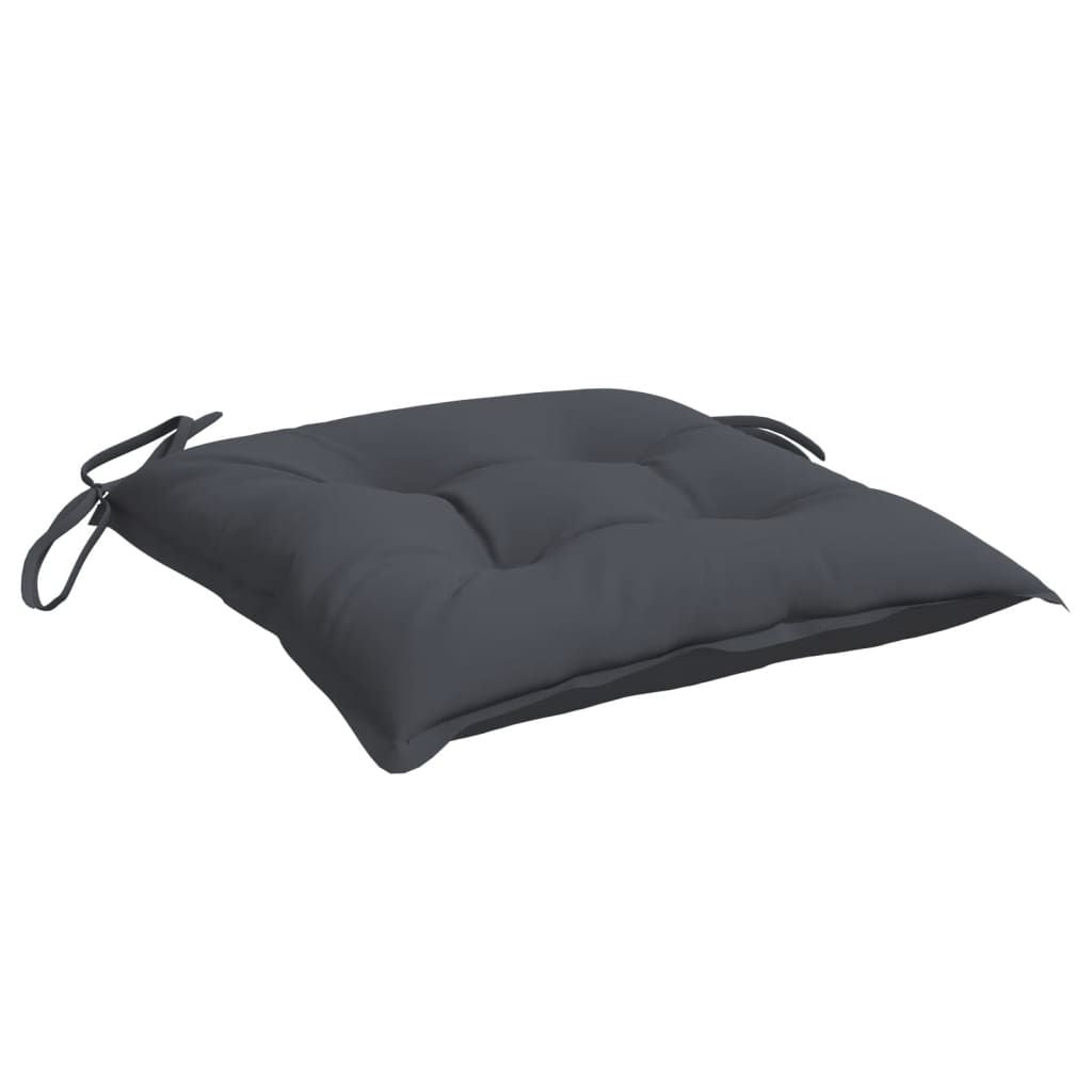 Chair Cushions 4 pcs Anthracite 19.7"x19.7"x2.8" Oxford Fabric image 4