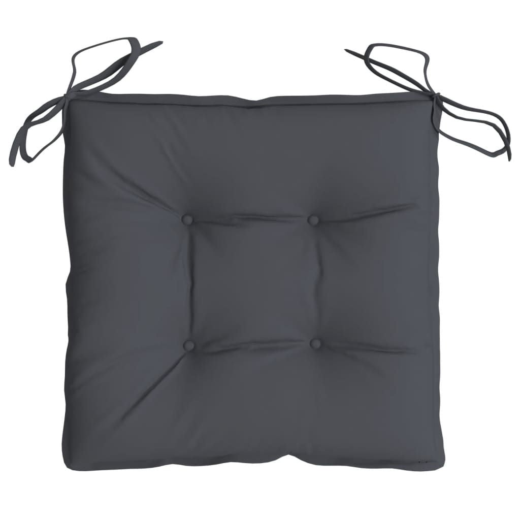 Chair Cushions 4 pcs Anthracite 19.7"x19.7"x2.8" Oxford Fabric image 5