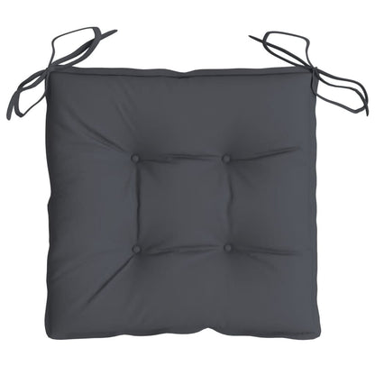 Chair Cushions 4 pcs Anthracite 19.7"x19.7"x2.8" Oxford Fabric image 5