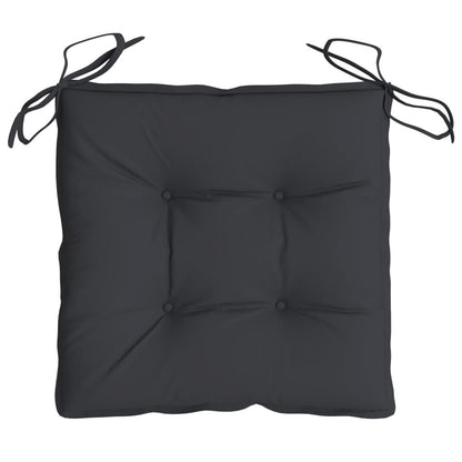 Chair Cushions 4 pcs Black 15.7"x15.7"x2.8" Oxford Fabric image 5