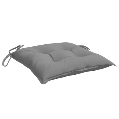 Chair Cushions 4 pcs Gray 15.7"x15.7"x2.8" Oxford Fabric image 4
