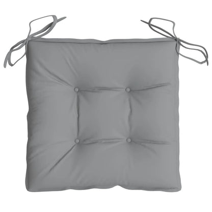 Chair Cushions 4 pcs Gray 15.7"x15.7"x2.8" Oxford Fabric image 5
