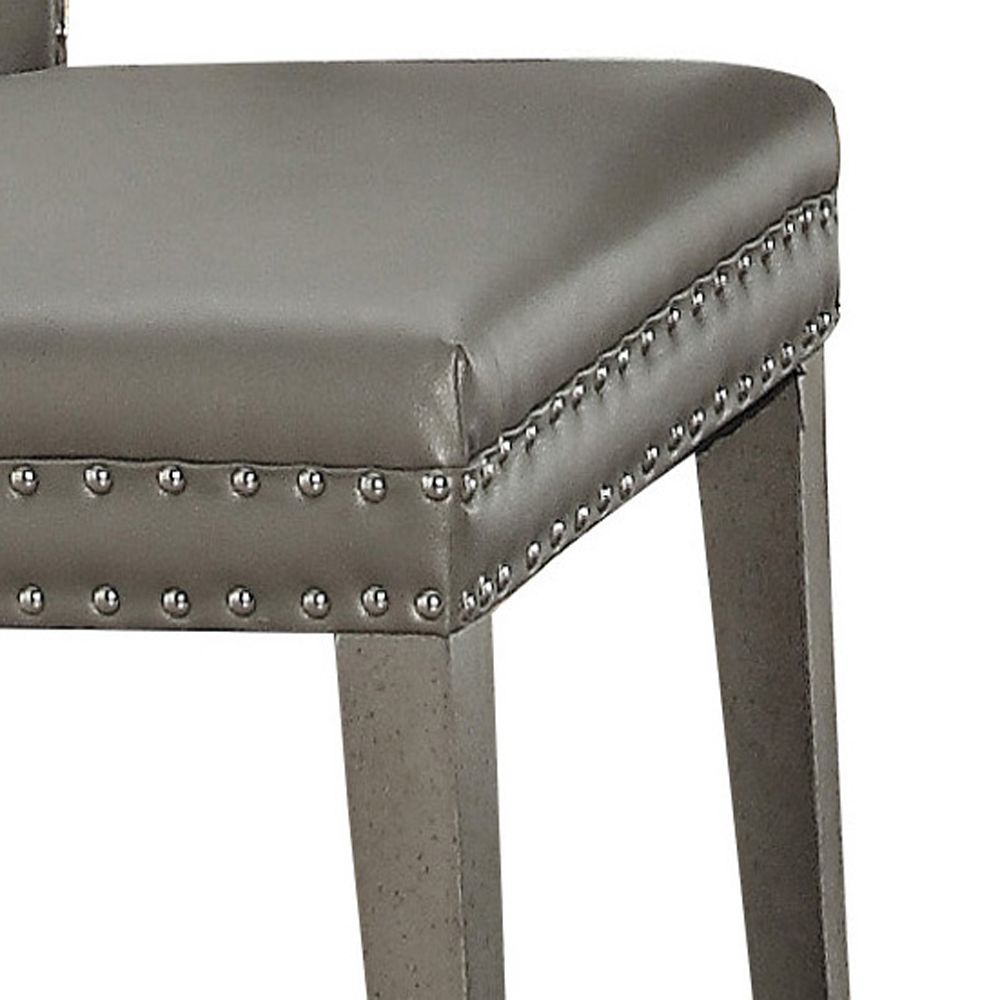 Champagne Tufted Side Chairs (Set of 2) image 4