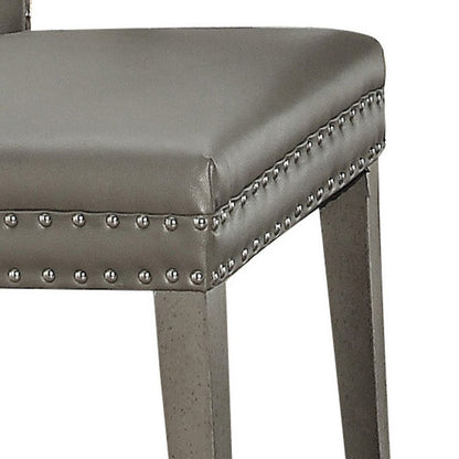 Champagne Tufted Side Chairs (Set of 2) image 4