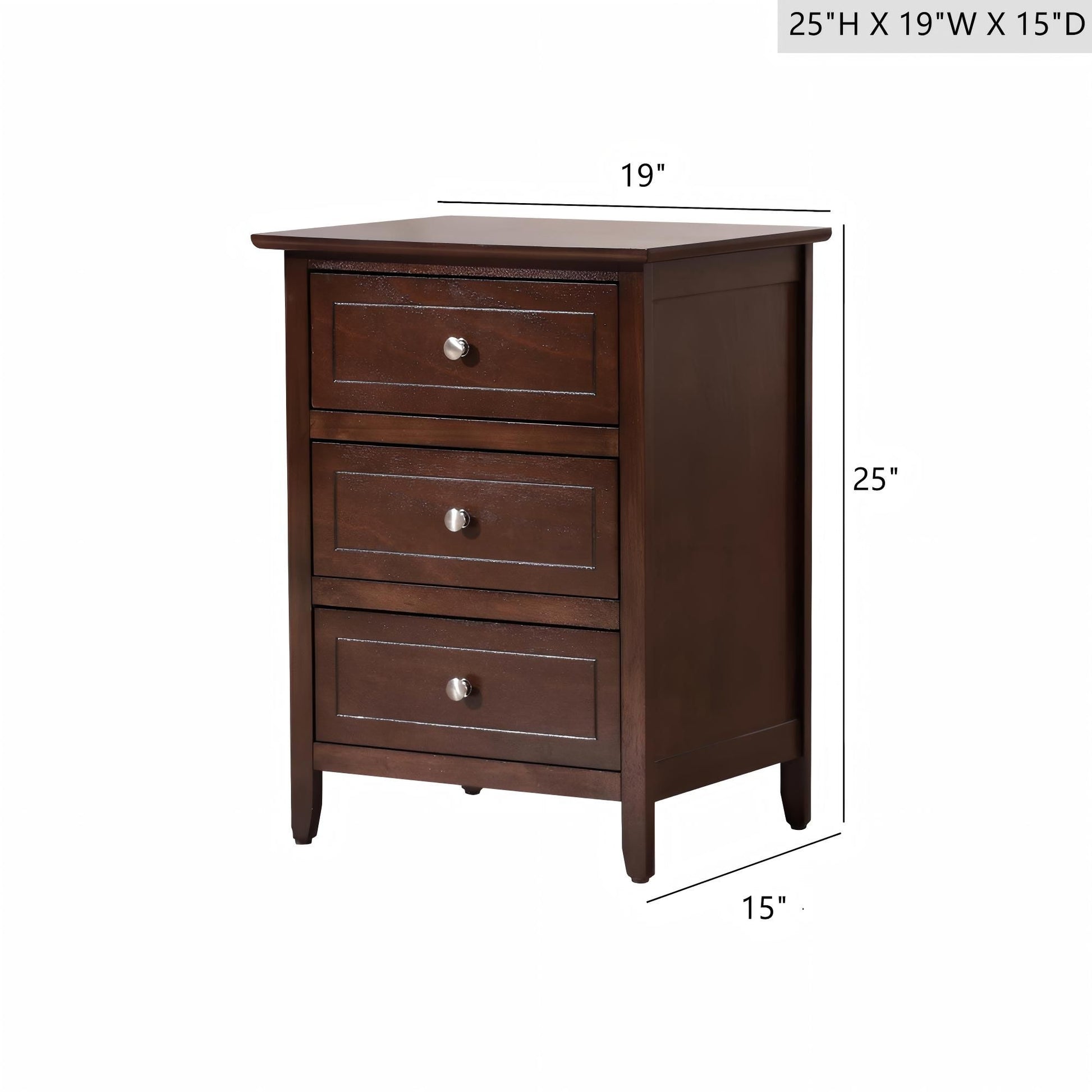 Charming Cappuccino Nightstand For Any Room image 3