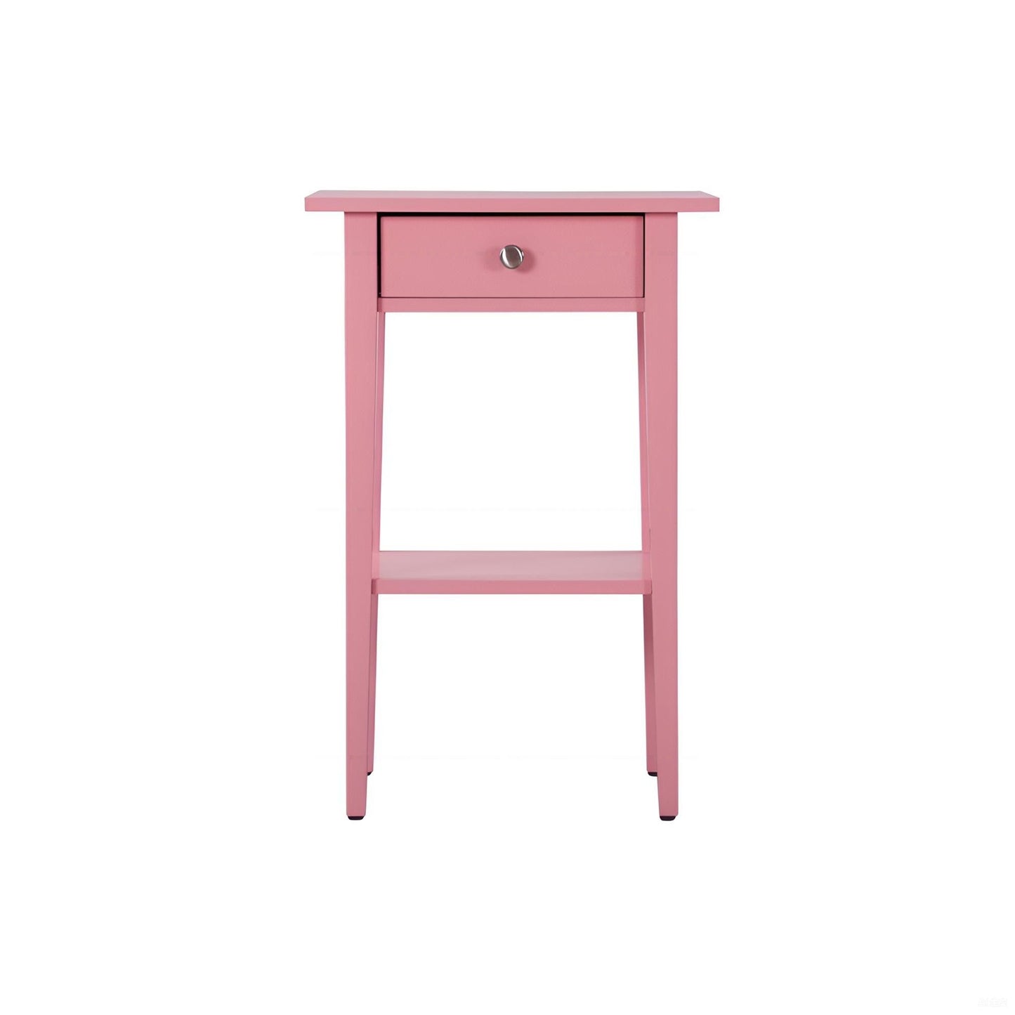 Charming Pink Contemporary Nightstand image 5