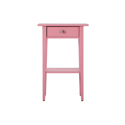 Charming Pink Contemporary Nightstand image 5