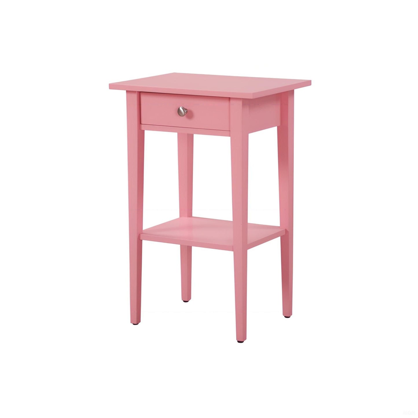 Charming Pink Contemporary Nightstand image 4