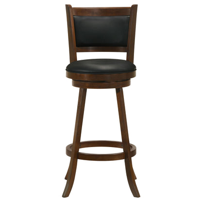 Chestnut and Black Swivel Stool (Set of 2) image 5