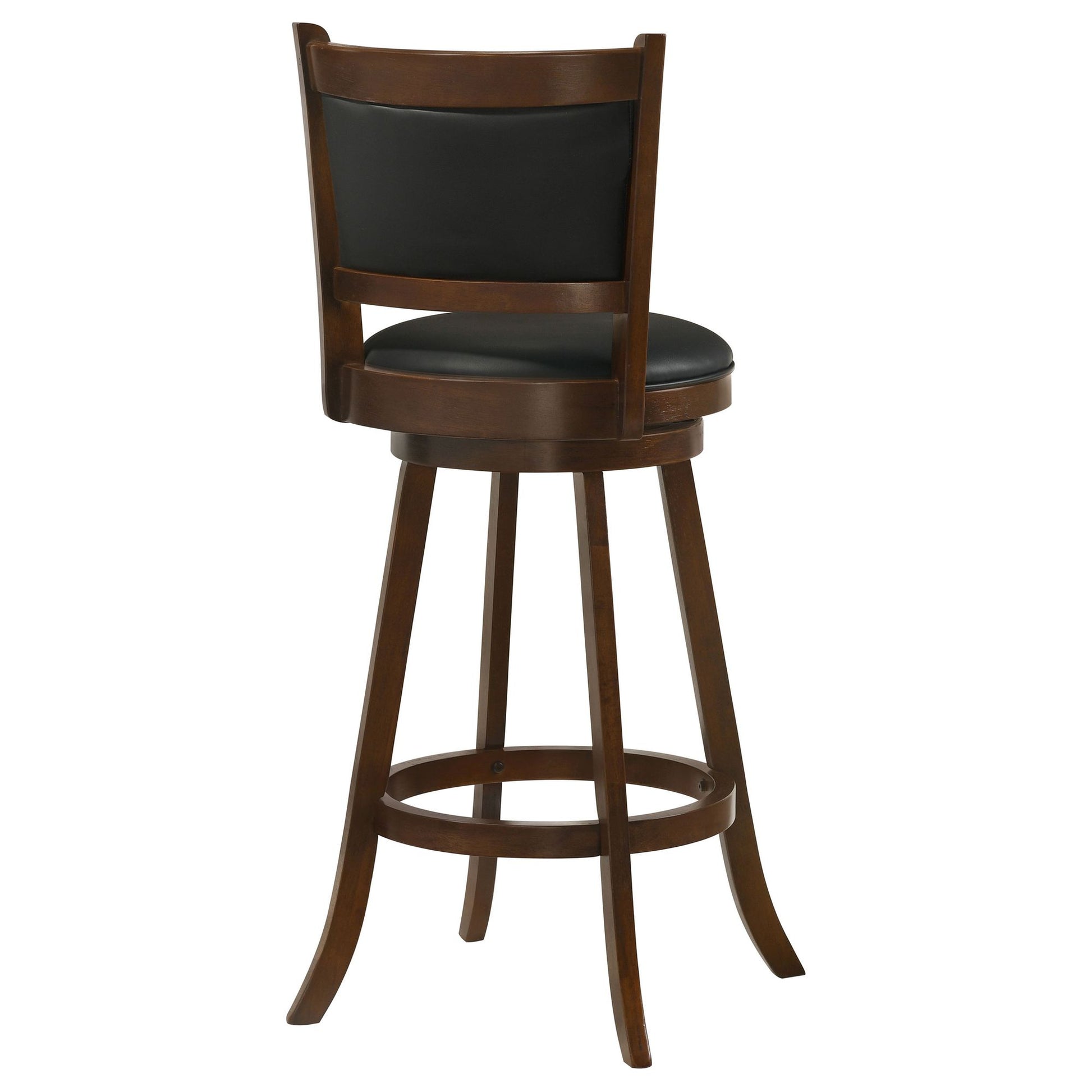 Chestnut and Black Swivel Stool (Set of 2) image 8