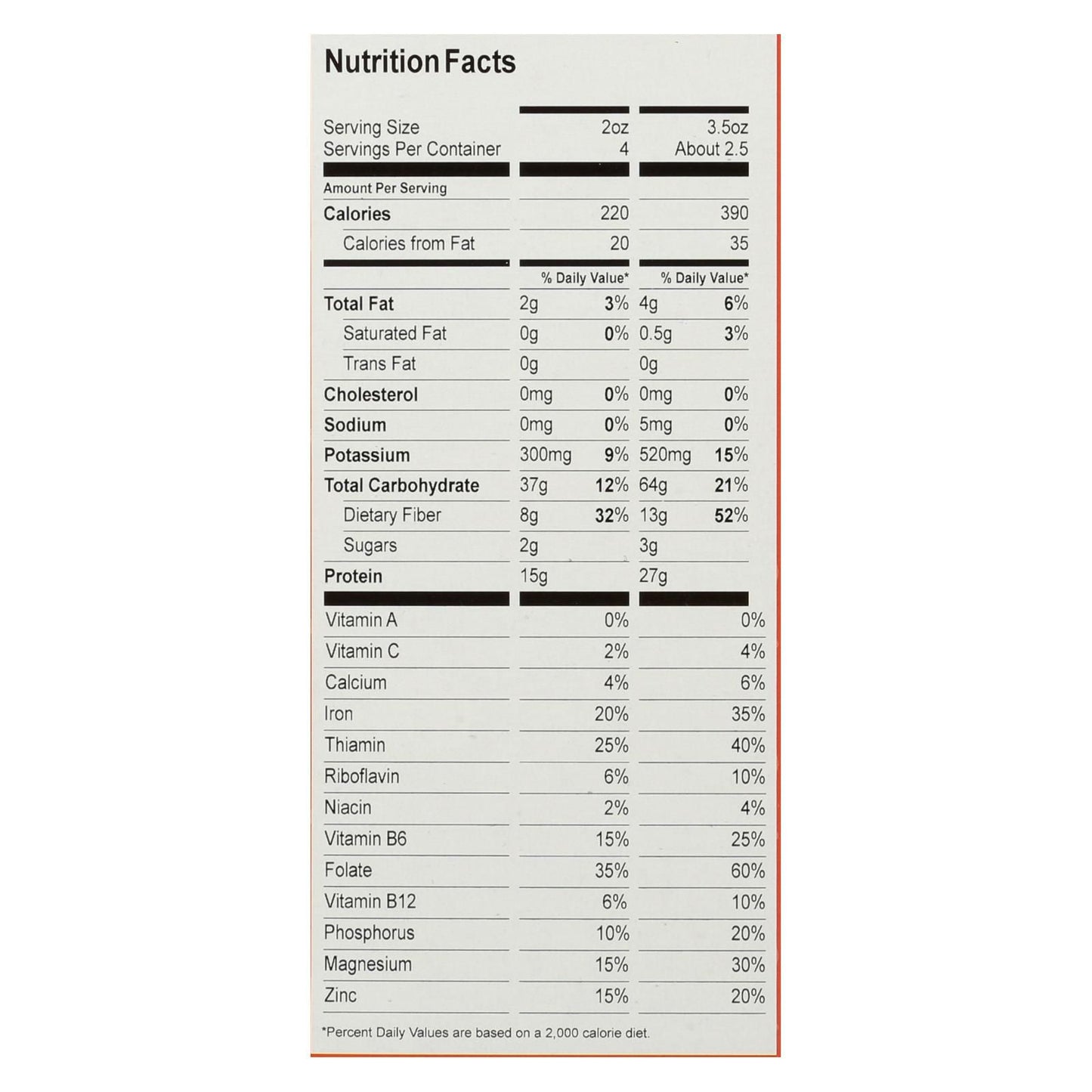 Chickapea Pasta - Pasta - Shells - Case Of 6 - 8 Oz. image 3