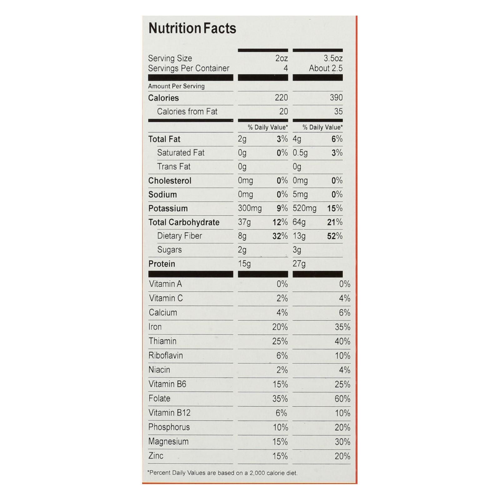 Chickapea Pasta - Pasta - Shells - Case Of 6 - 8 Oz. image 3