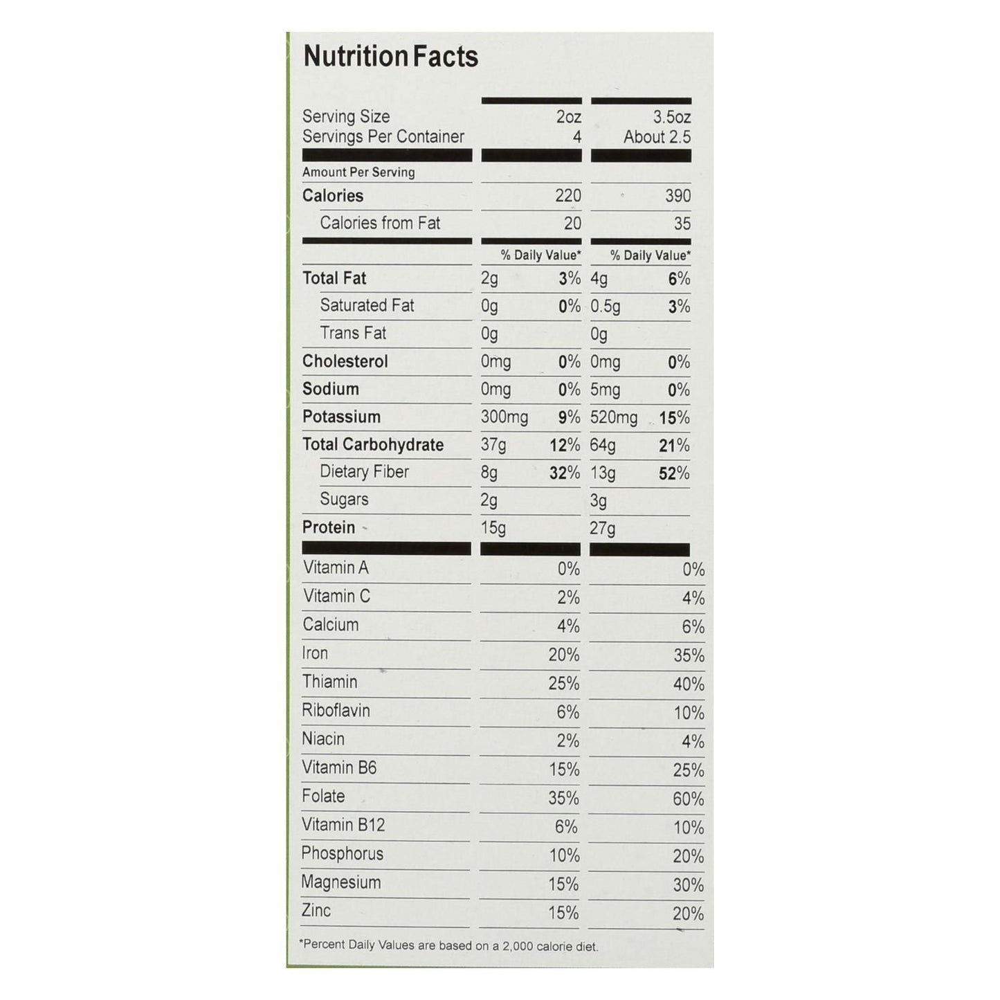 Chickapea Pasta - Pasta - Spirals - Case Of 6 - 8 Oz. image 3