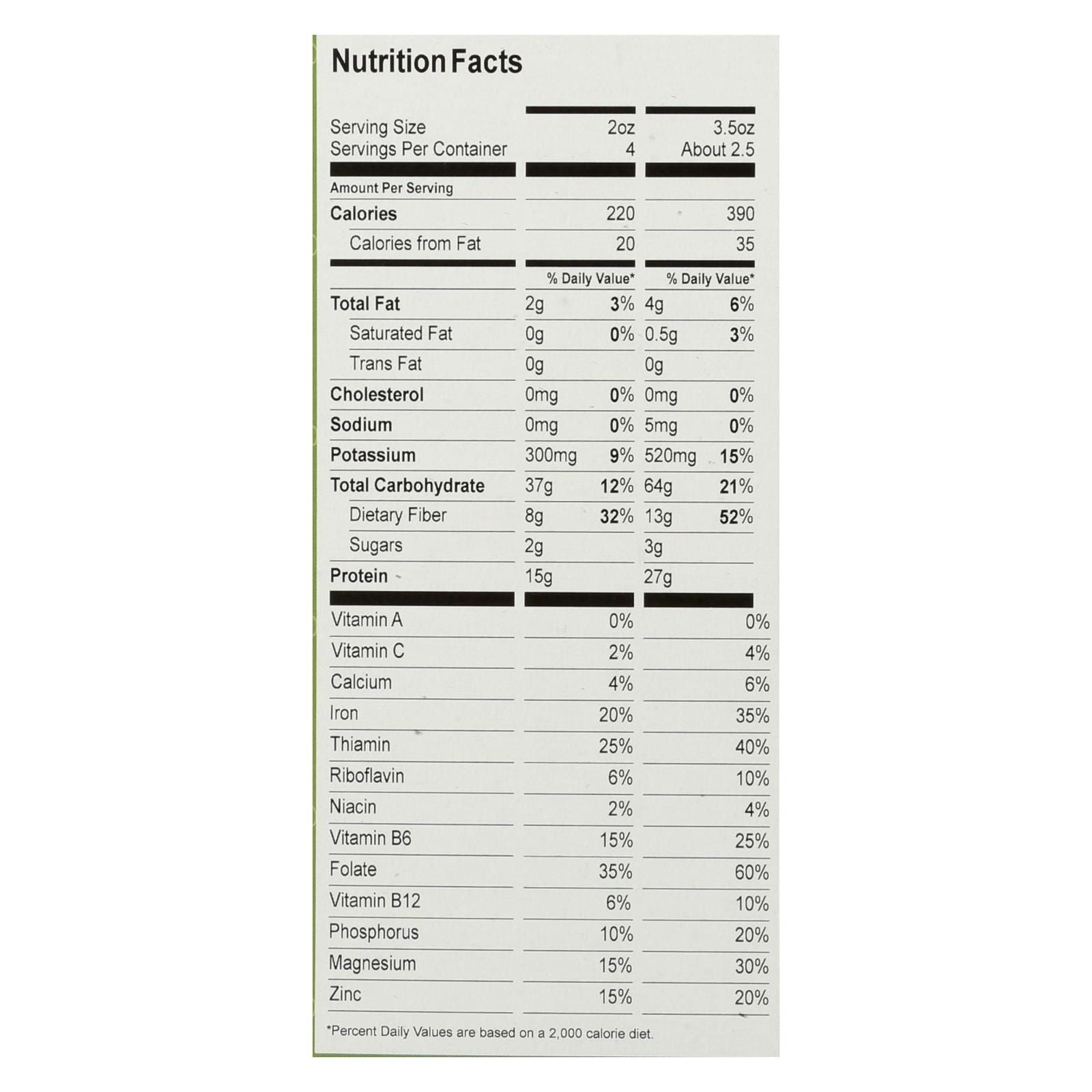 Chickapea Pasta - Pasta - Spirals - Case Of 6 - 8 Oz. image 3