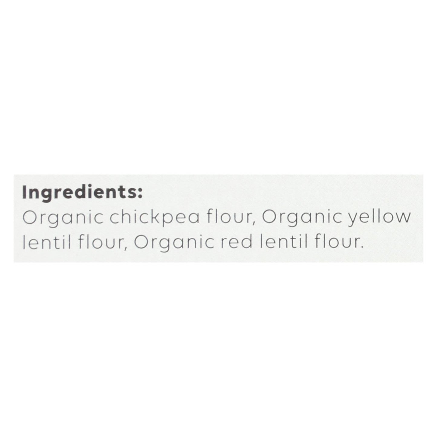 Chickapea Pasta - Pasta Organic Spaghetti - Case Of 6 - 8 Oz image 3