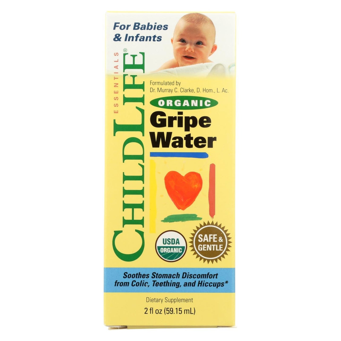 Childlife Essentials Organic Gripe Water Dietary Supplement - 1 Each - 2 Fz image 1