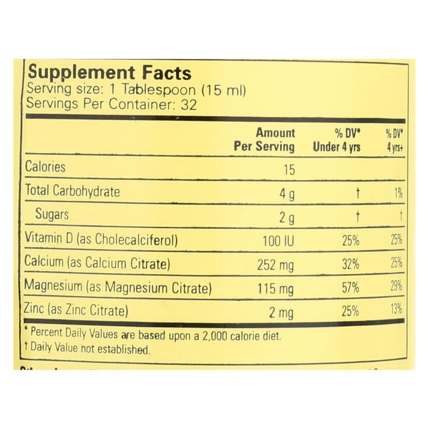Childlife Liquid Calcium With Magnesium Natural Orange - 16 Fl Oz image 3