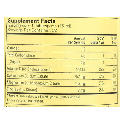 Childlife Liquid Calcium With Magnesium Natural Orange - 16 Fl Oz image 3