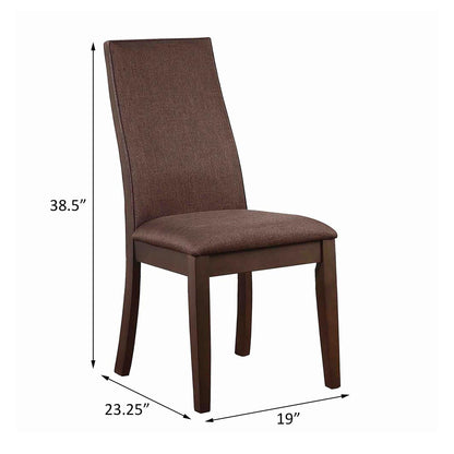 Chocolate and Espresso Dining Chair (Set of 2) image 4