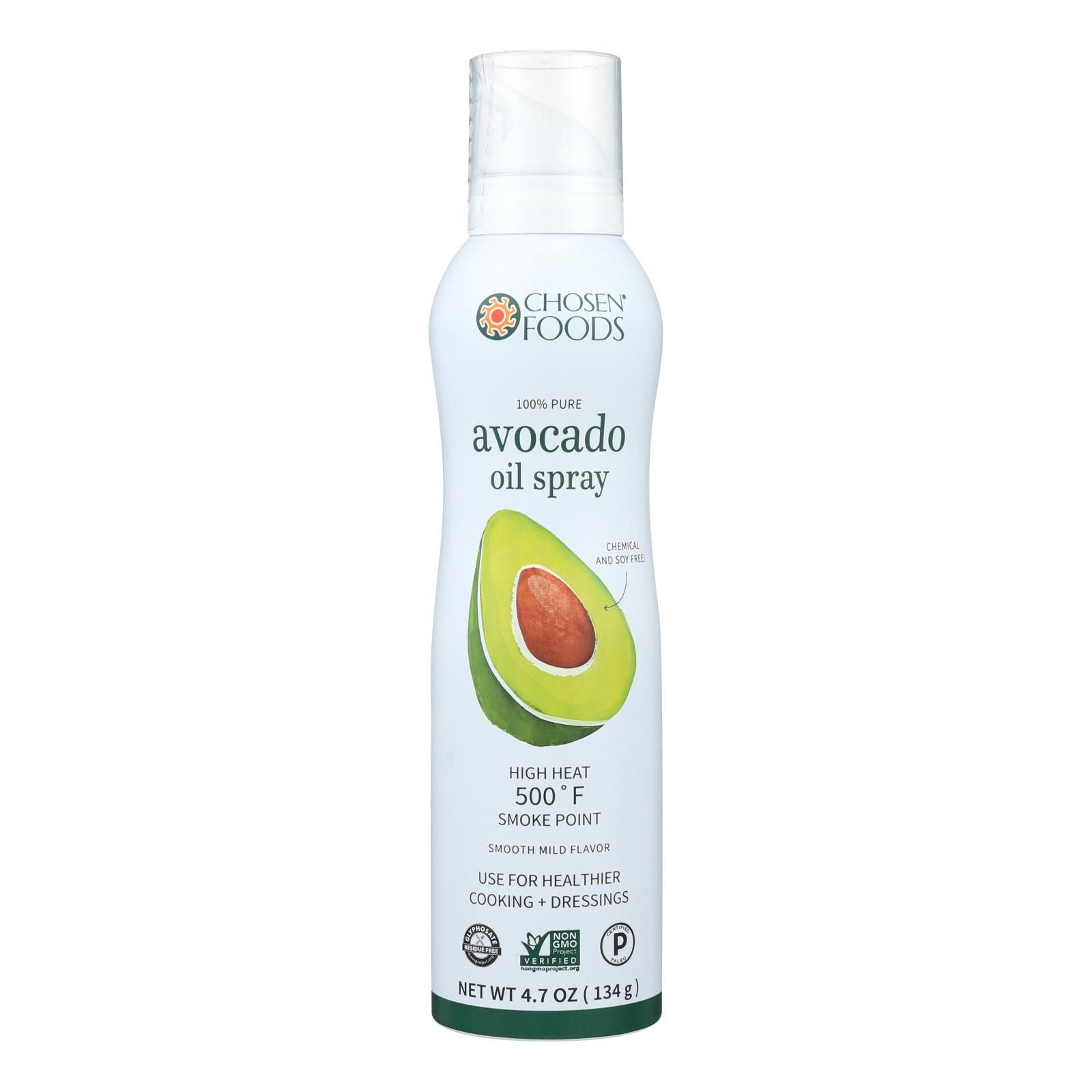 Chosen Foods Avacado Oil - 100%pure - Spry - Case Of 6 - 4.7 Fl Oz image 2