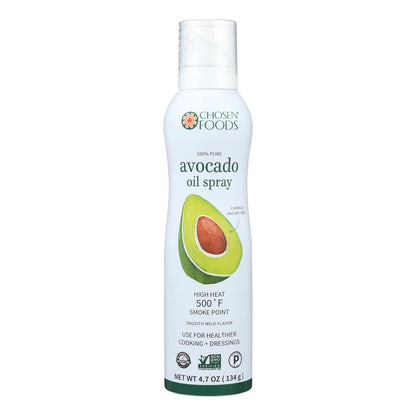 Chosen Foods Avacado Oil - 100%pure - Spry - Case Of 6 - 4.7 Fl Oz image 2