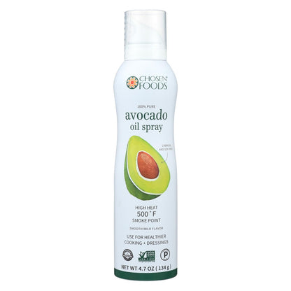 Chosen Foods Avacado Oil - 100%pure - Spry - Case Of 6 - 4.7 Fl Oz image 1