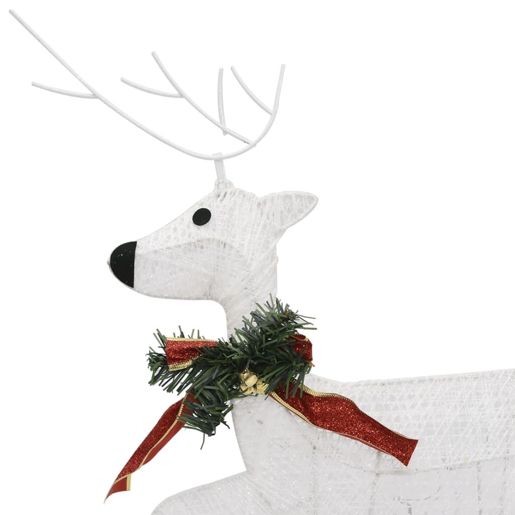 Christmas Reindeers 4 pcs White 80 LEDs image 8