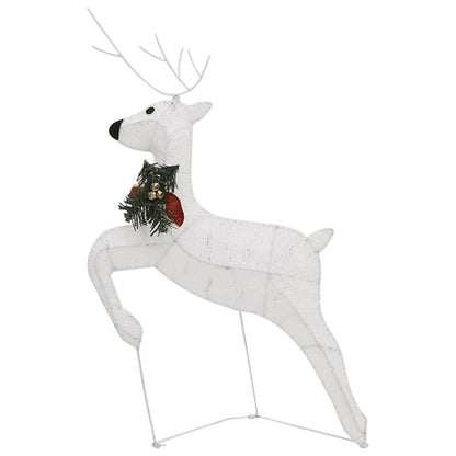 Christmas Reindeers 4 pcs White 80 LEDs image 6