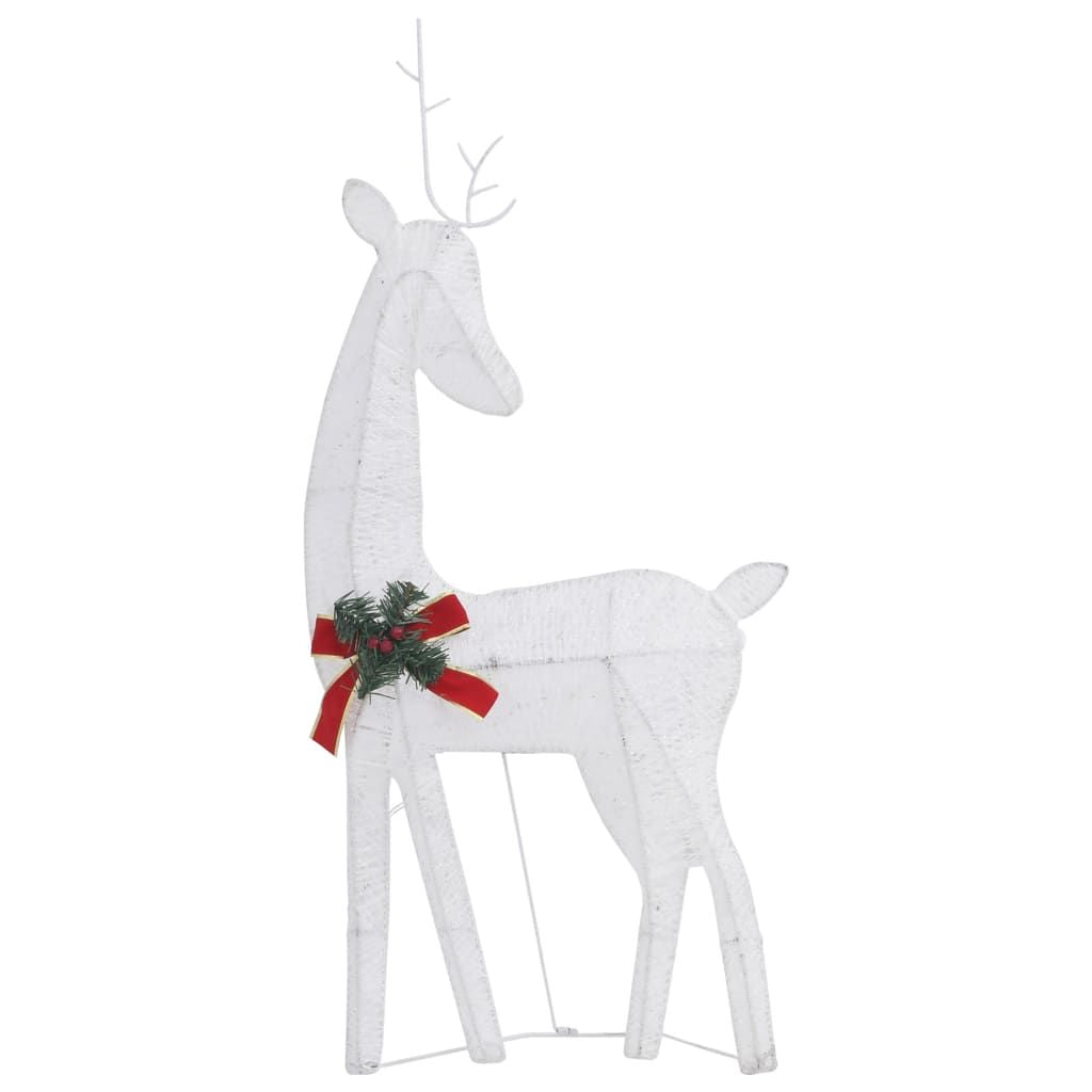 Christmas Reindeers 6 pcs White Cold White Mesh image 5