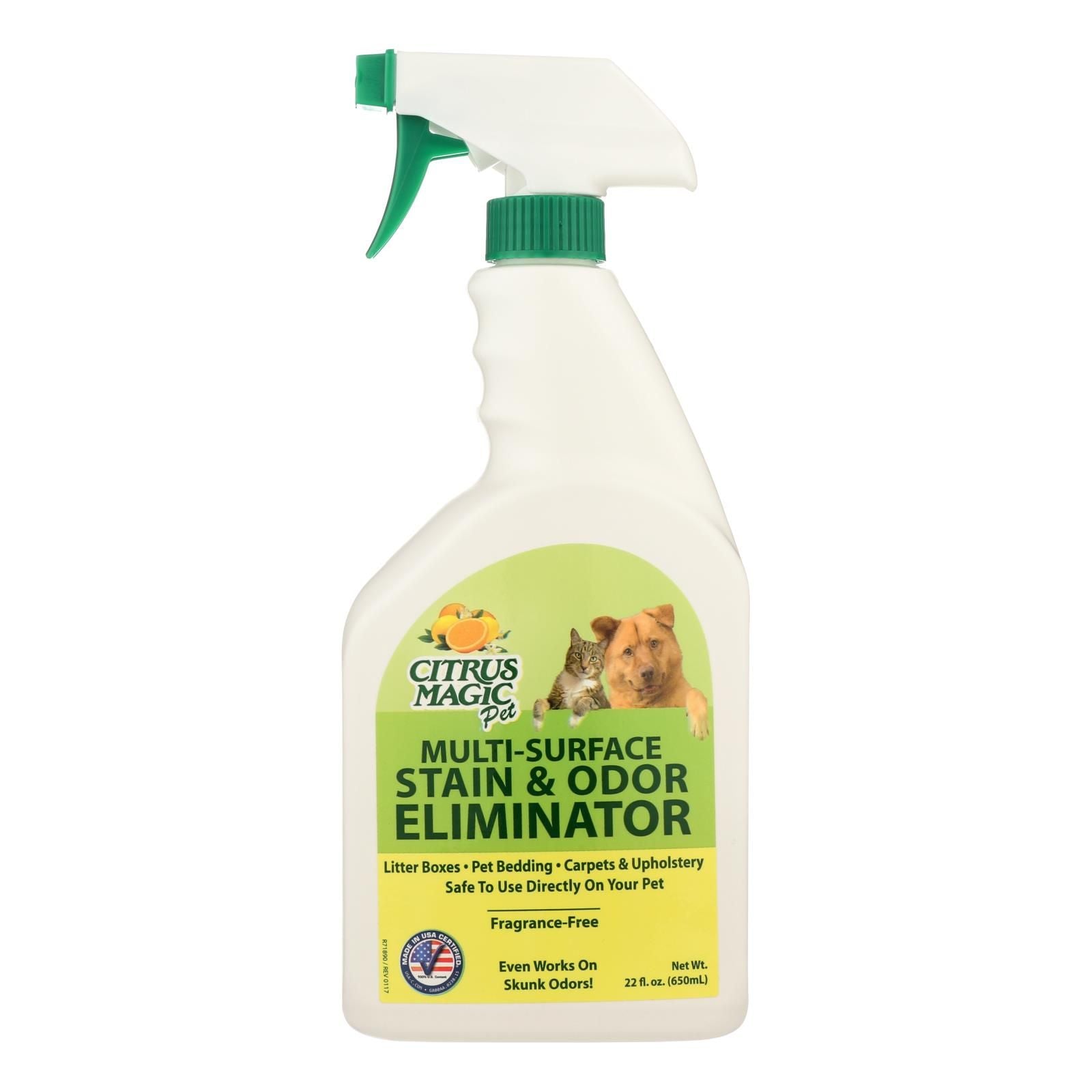 Citrus Magic Pet Odor Eliminator - Trigger Spray - 22 Fl Oz image 1