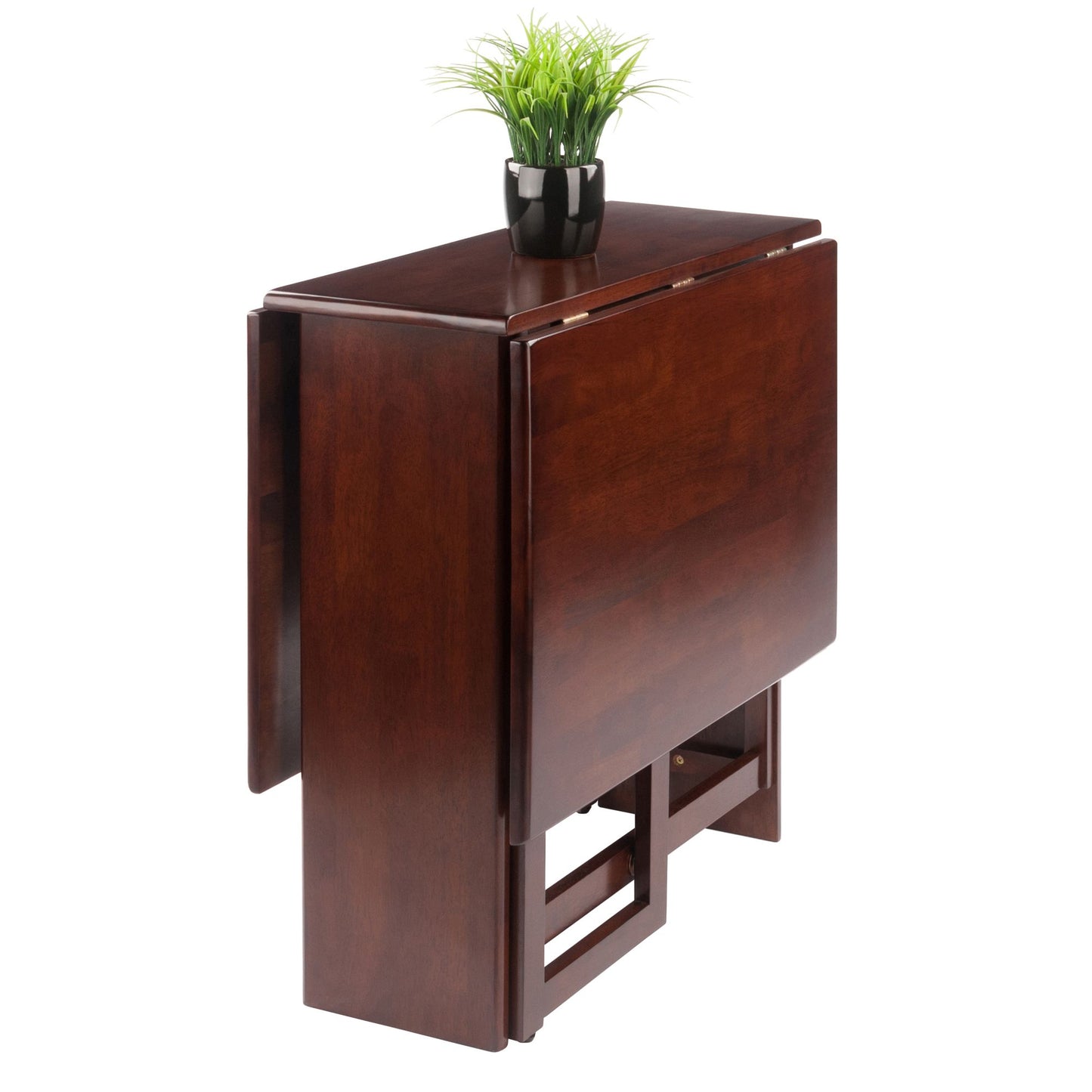 Clara Double Drop Leaf Dining Table; Walnut image 7