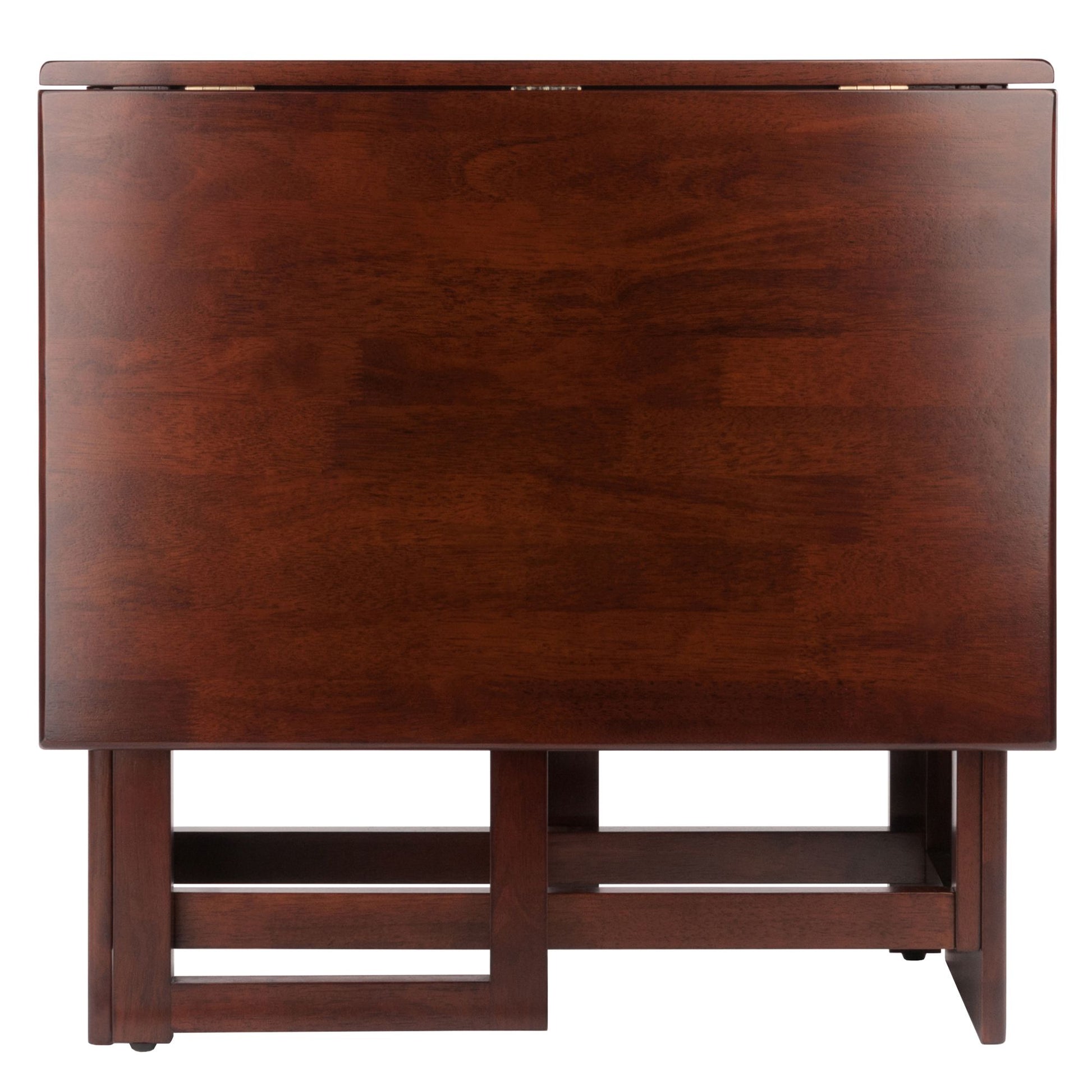 Clara Double Drop Leaf Dining Table; Walnut image 3