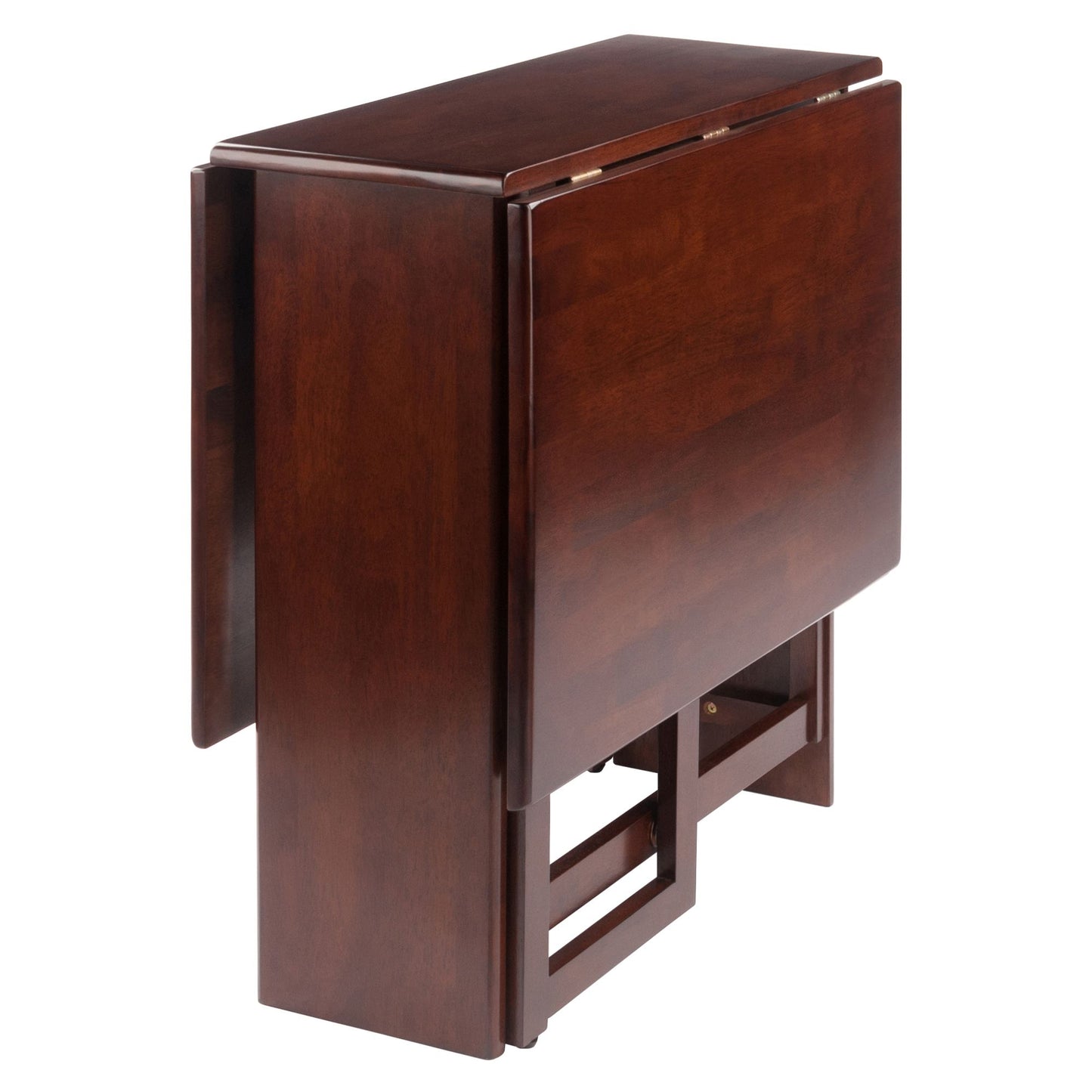 Clara Double Drop Leaf Dining Table; Walnut image 11