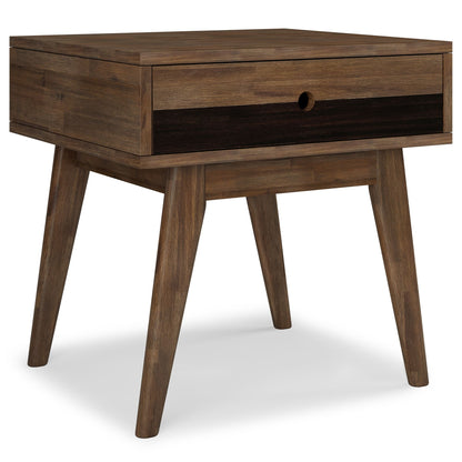 Clarkson - End Table - Rustic Natural Aged Brown image 1