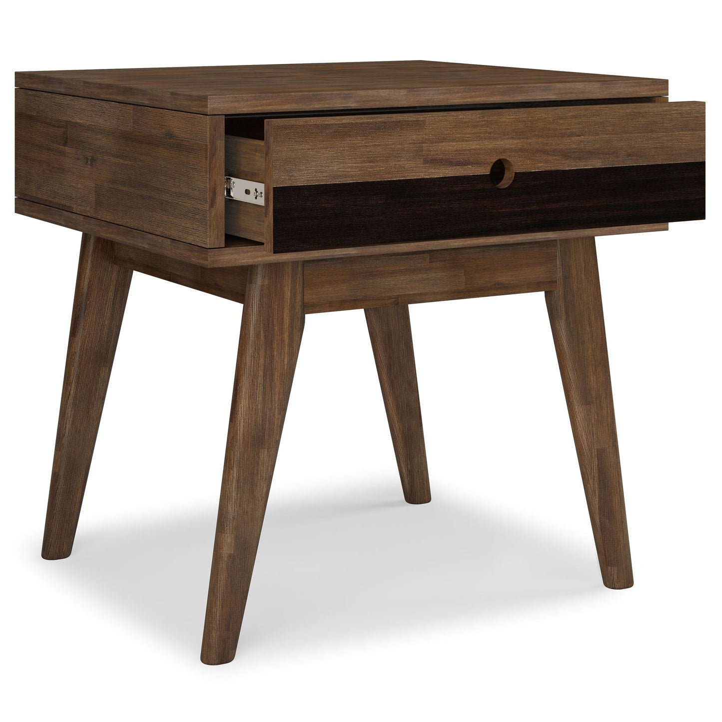 Clarkson - End Table - Rustic Natural Aged Brown image 8