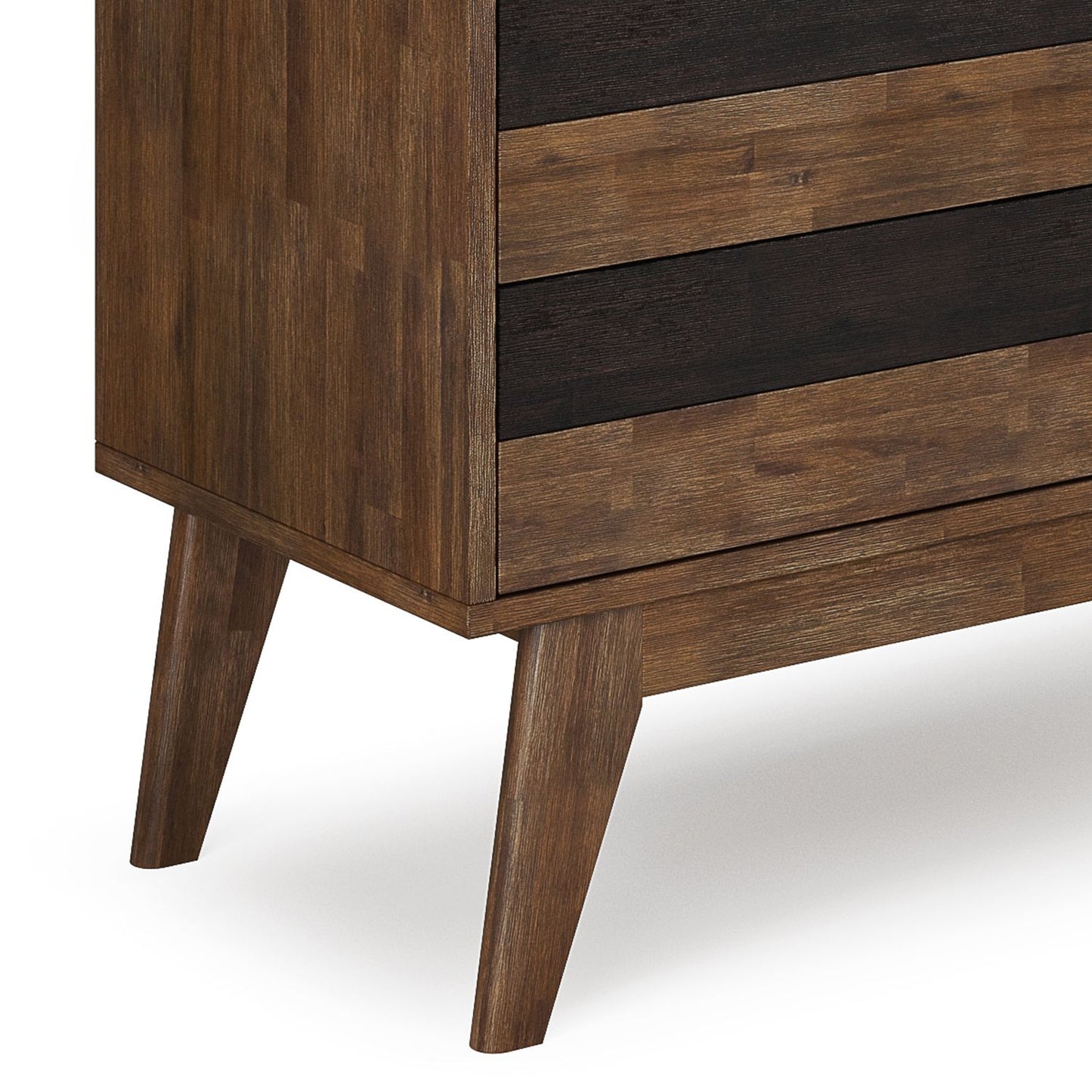 Clarkson 48 inch Wide Solid Wood Medium Storage in Rustic Natural Aged Brown image 7