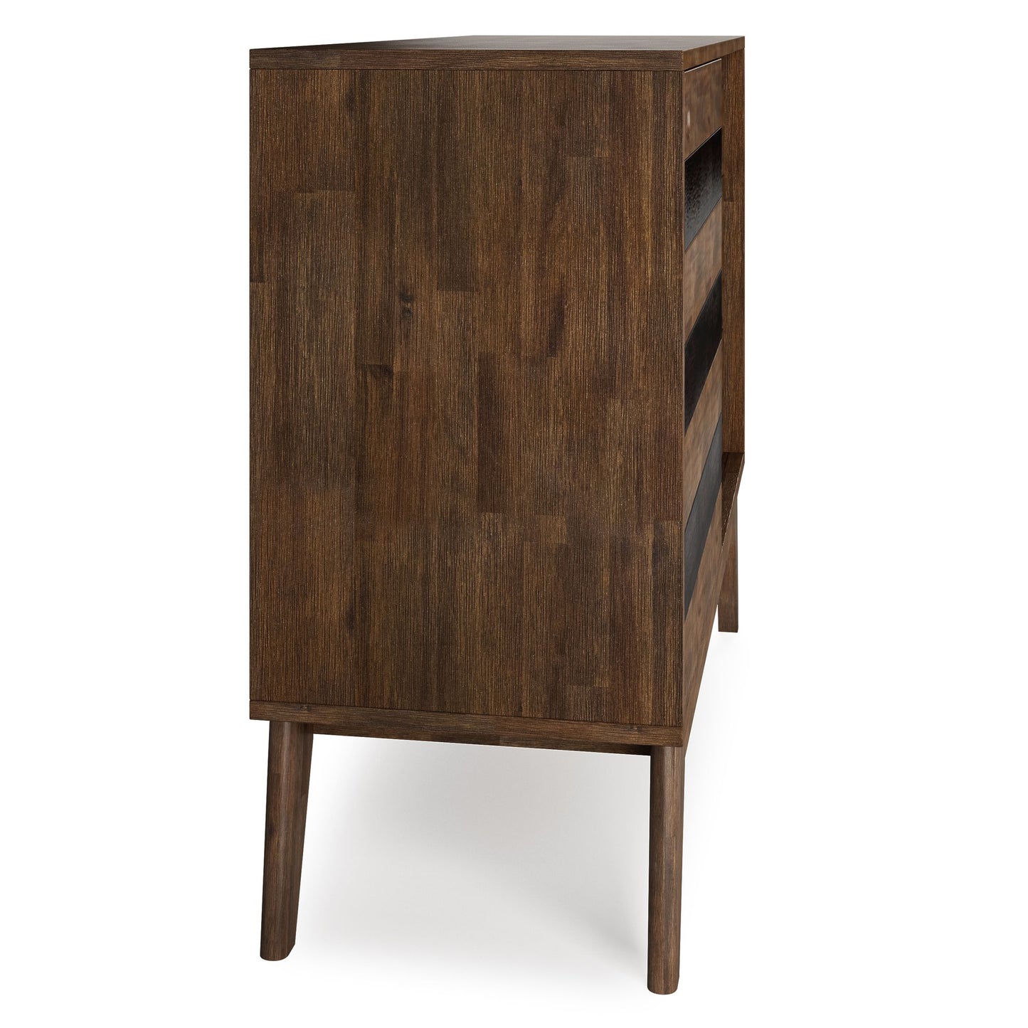 Clarkson 48 inch Wide Solid Wood Medium Storage in Rustic Natural Aged Brown image 3