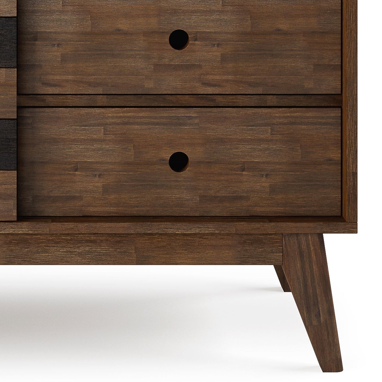 Clarkson 48 inch Wide Solid Wood Medium Storage in Rustic Natural Aged Brown image 4