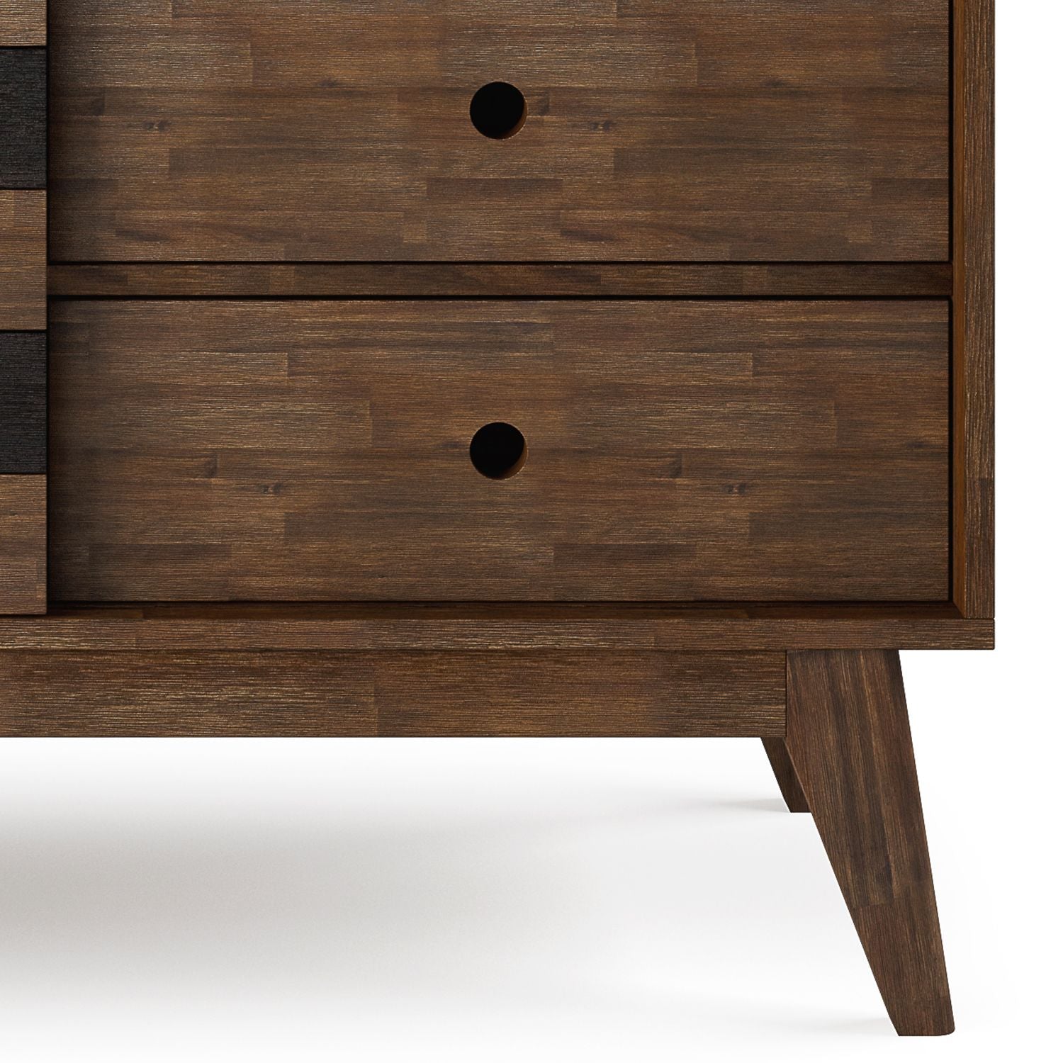 Clarkson 48 inch Wide Solid Wood Medium Storage in Rustic Natural Aged Brown image 4