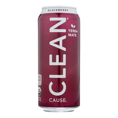 Clean Cause - Yrba Mte Blackbry Cln - Case Of 12 - 16 Fz image 2