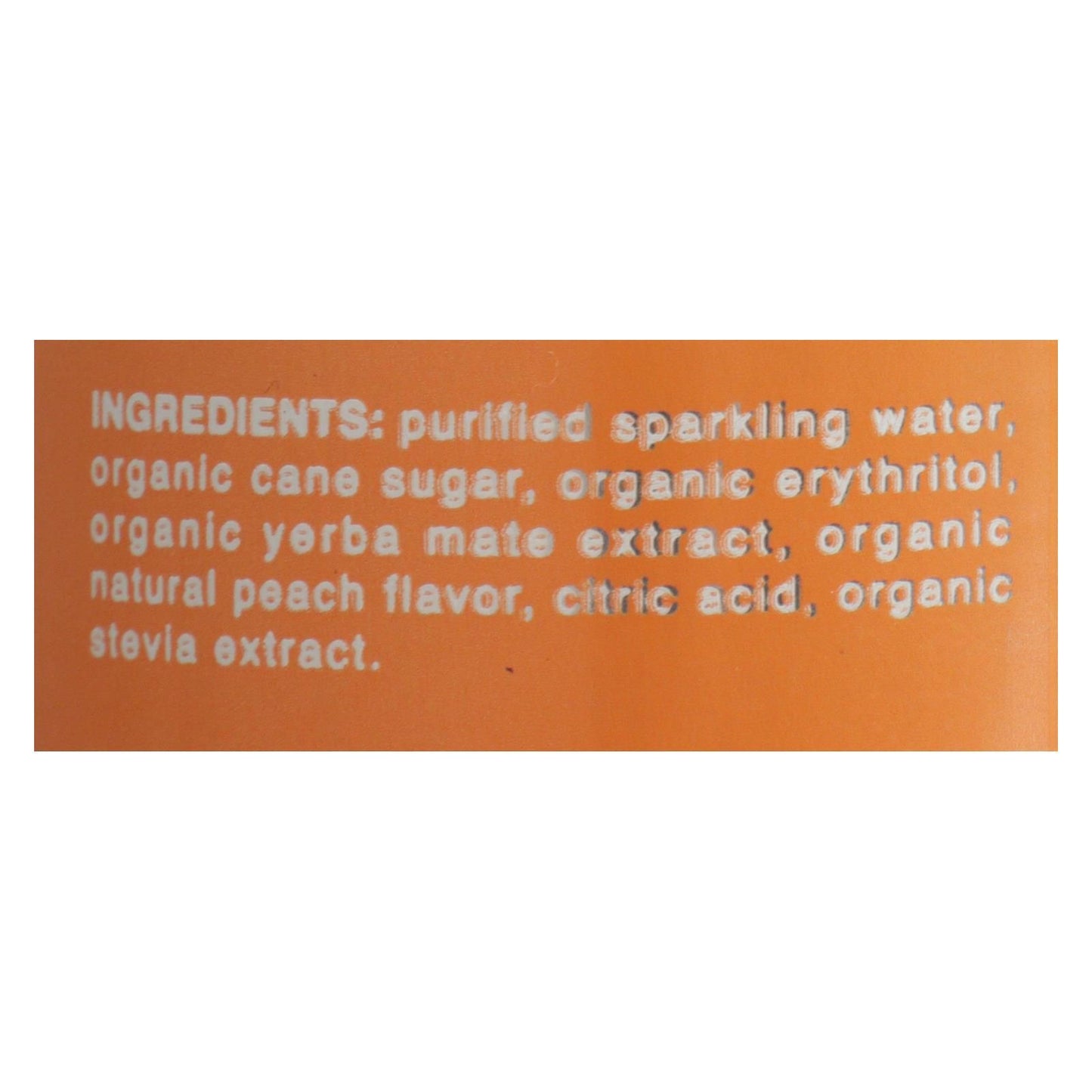 Clean Cause - Yrba Mte Peach Clean - Case Of 12 - 16 Fz image 3