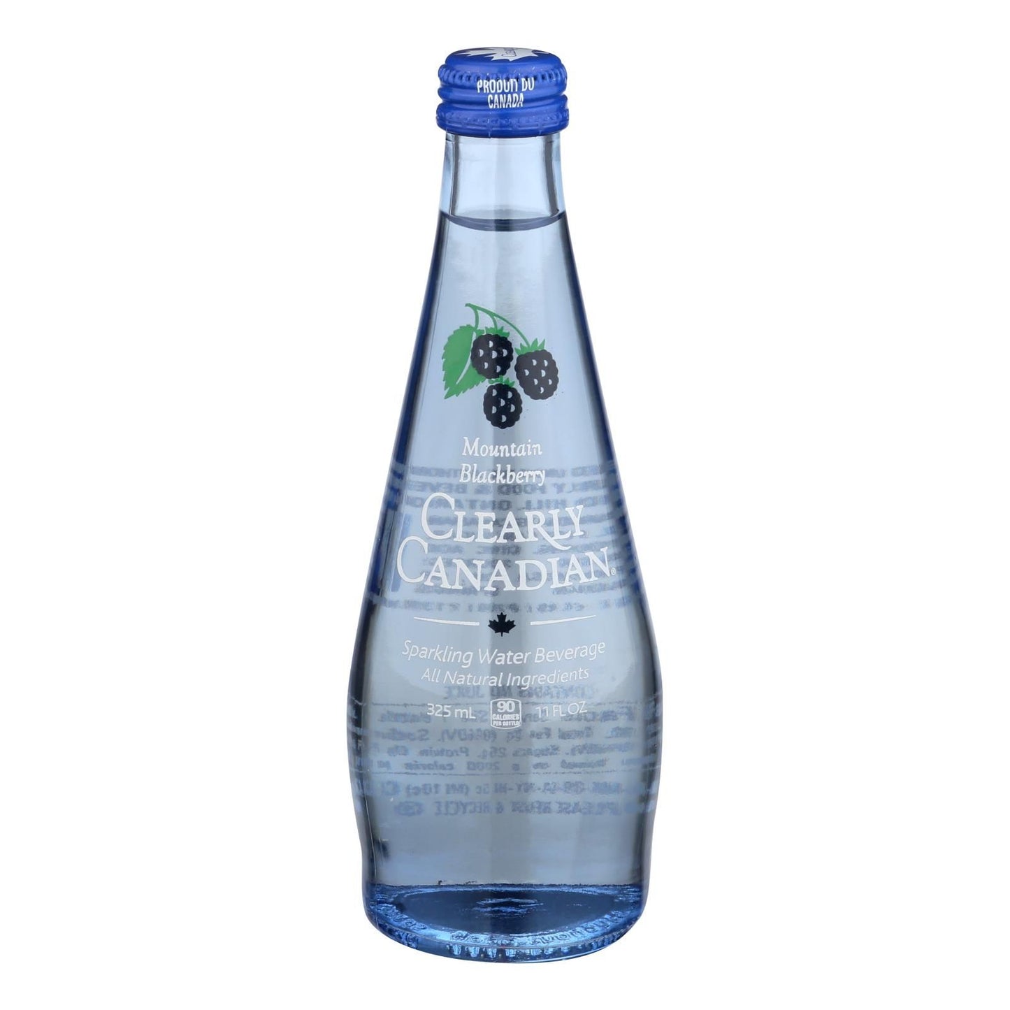 Clearly Canadian - Sparkling Water Mtn Blckberry - Case Of 12-11 Fz image 1