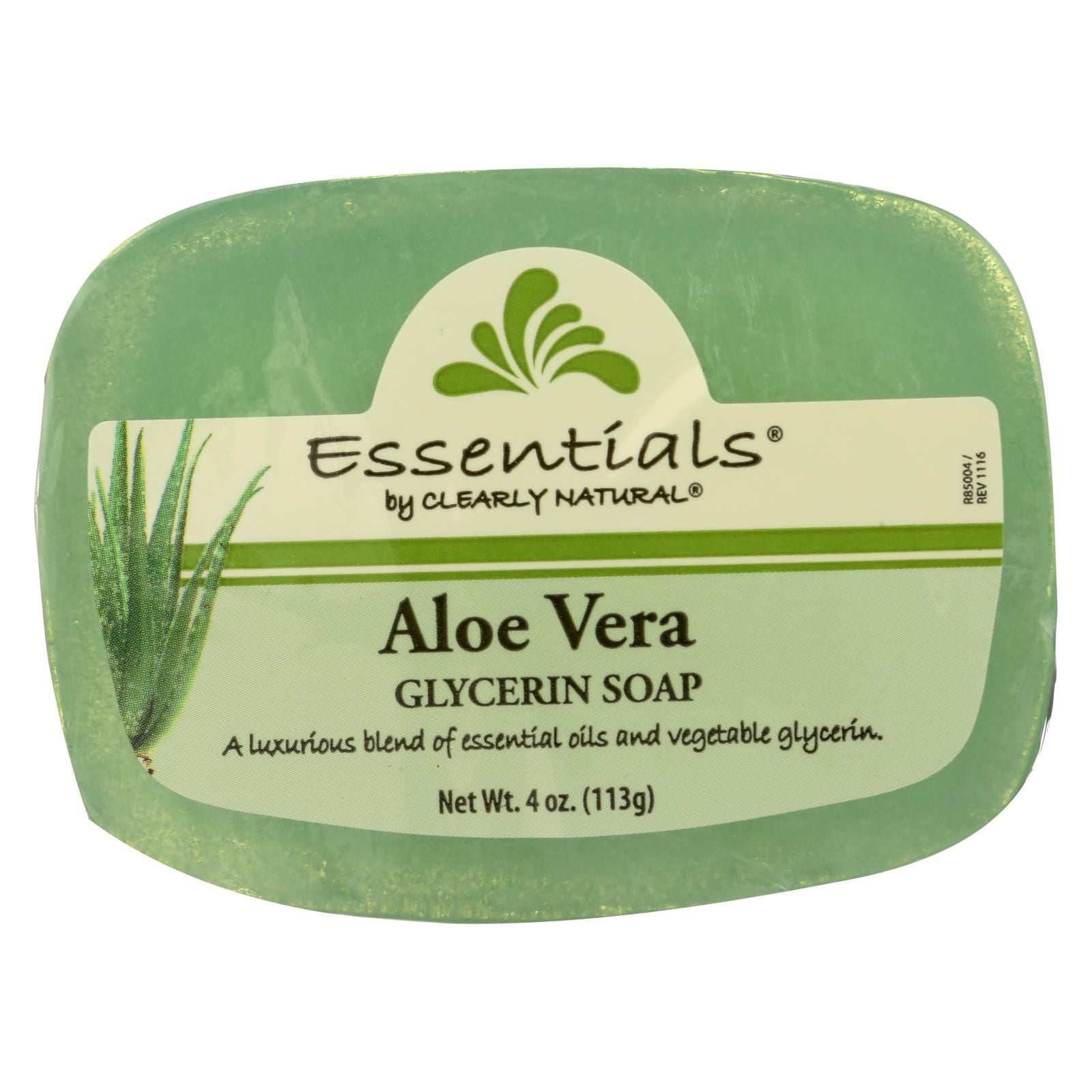 Clearly Natural Glycerine Bar Soap Aloe Vera - 4 Oz image 1