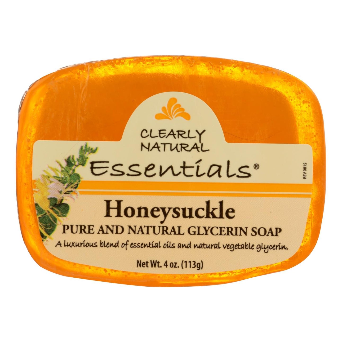 Clearly Natural Glycerine Bar Soap Honeysuckle - 4 Oz image 2