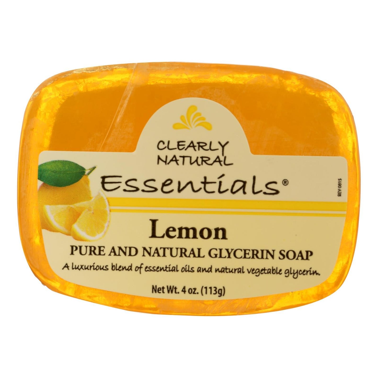 Clearly Natural Glycerine Bar Soap Lemon - 4 Oz image 1
