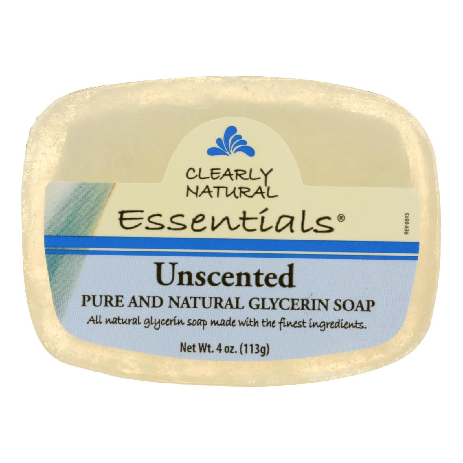 Clearly Natural Glycerine Bar Soap Unscented - 4 Oz image 2