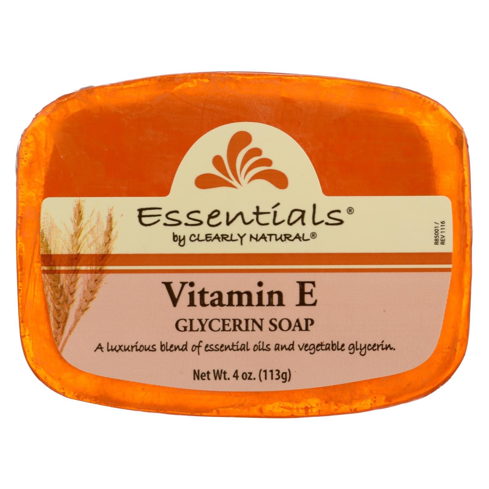 Clearly Natural Glycerine Bar Soap Vitamin E - 4 Oz image 1